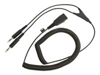 Jabra - Cable para auriculares - miniconector macho a Desconexión rápida macho