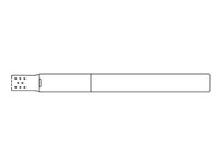 Intermec INband-II - Blanco - 25.4 x 279.4 mm 600 etiqueta(s) (4 bobina(s) x 150) etiquetas para muñequeras