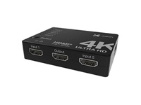 Xtech - 5-port to 1 HDMI switch - 4KUHD w remote control XHA-430