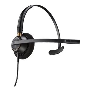 Poly EncorePro 510 - EncorePro 500 series - auricular - en oreja - cableado - Quick Disconnect - negro - Certificado para Skype Empresarial