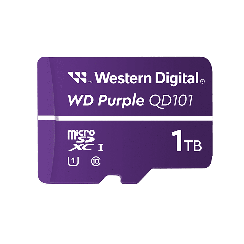 Microsd Wd Purple Sc Ultra Endurance 1TB Para Videovigilancia 24/7 - 3 Años De Garantia