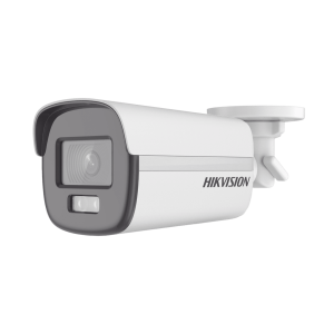 DS-2CE12DF0T-F(2.8MM)(O-STD) - Camara Tipo Bala Turbohd 2 Megapixel (1080P) / Imagen A Color 24/7 / Lente 2.8 Mm / Metal / Luz Blanca 40 Mts / Exterior IP67 / TVI-AHD-CVI-CVBS / Dwdr / Color Vu