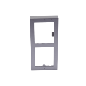 Soporte Tipo Marco De Sobreponer De 2 Espacios Para Estacion De Puerta Modular 8003, Auminio