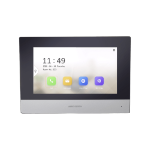 Monitor Interno Touch IP 7”, Videointercom Resolucion 1024X600, Wifi, Ethernet 10/100MBPS, 1 RJ-45 10/100, TCP/IP, Sip, Rtsp, POE Estandar