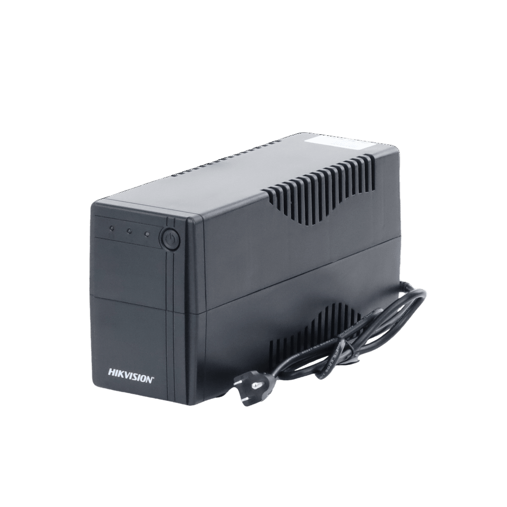 UPS Interactiva Hikvision 1000VA/600W, Entrada Y Salida 120VCA, 6 Salidas (4 Respaldo Bateria), 1X Bateria 12V/9AH, Avr. - Imagen 2