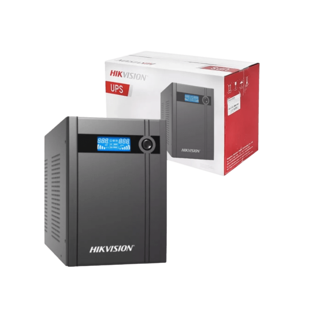 UPS Interactiva Hikvision 2000VA/1200W, Entrada Y Salida 120VCA, 8 Salidas, 2X Bateria 12V/9AH, Avr. - Imagen 3