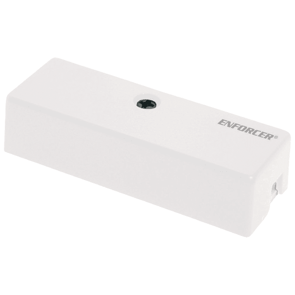 Sensor De Vibracion De Choque Relevo Nc Secolarm, Presion Ajustable 1 A 50 Gramos, Color Blanco (16X22X60MM)