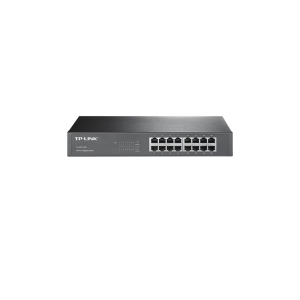 Switch De 16 Puertos Giga, Caja De Acero De 13 Pulgadas, Incluye KIT Montaje En Rack.