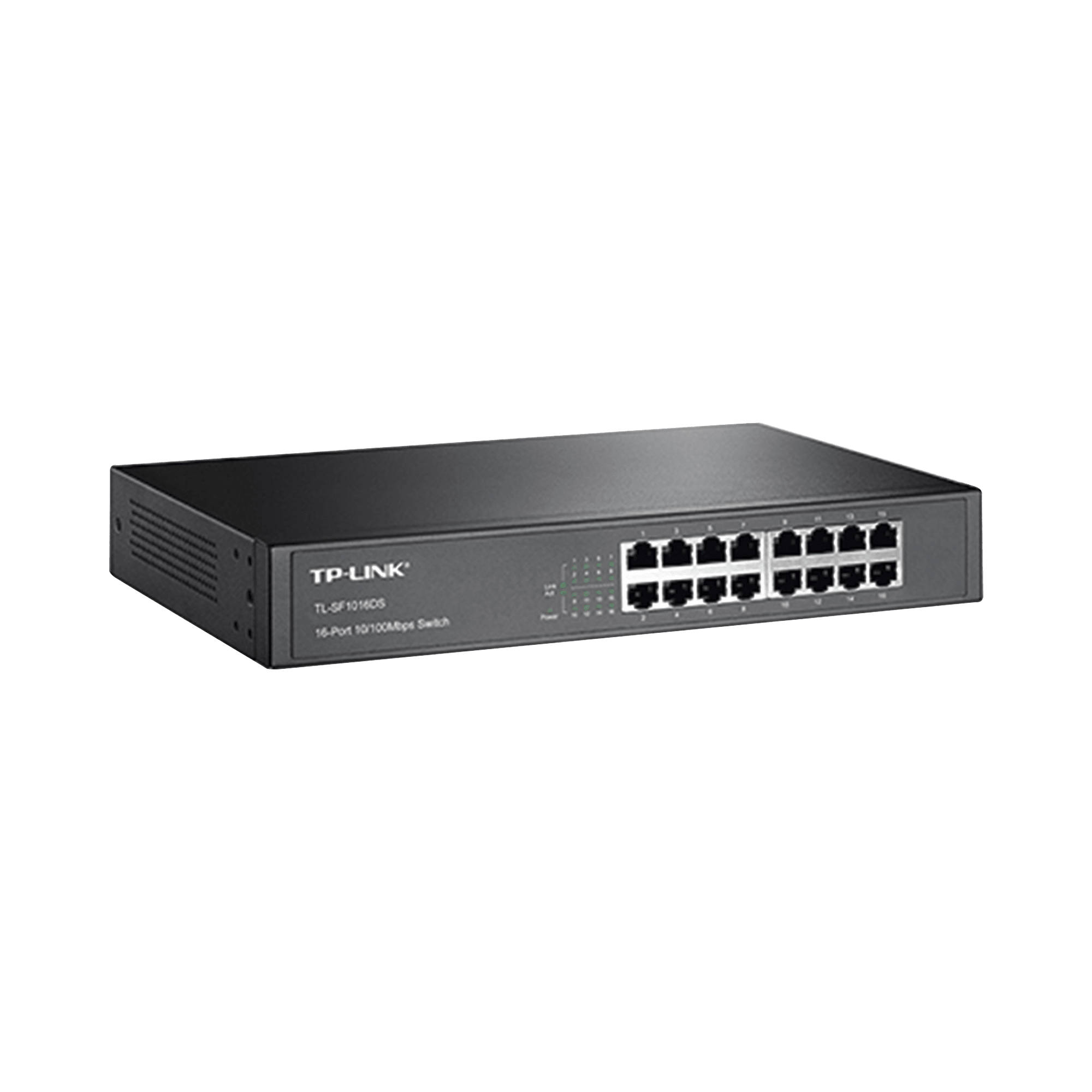 Switch De Escritorio De 16 Puertos 10/ 100M RJ45, Caja De Plástico - Imagen 2